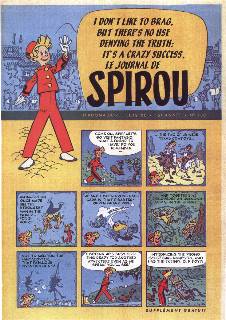 'Journal de Spirou' promo 1953 (ill. Franquin, Dupuis; SR scanlation)
