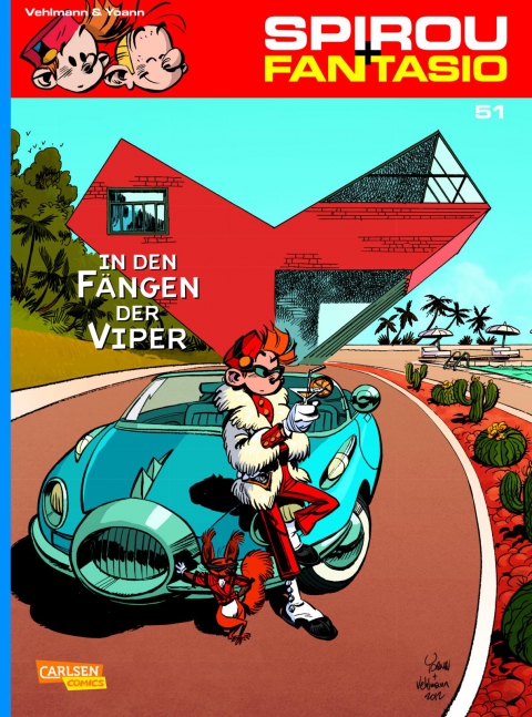 Spirou 53 cover DE (ill. Carlsen, Yoann & Vehlmann)