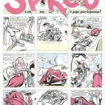 'Journal de Spirou 2. Oct. 1943' inset in 'Journal de Spirou' #3934 (ill. Séverin; (c) Dupuis)