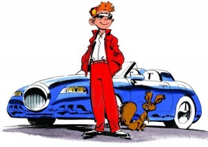Spirou, Spip and the Turbotraction (ill. Conrad; (c) Dupuis)