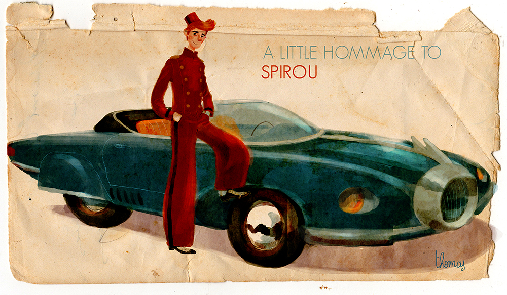 A little hommage to Spirou (ill. Thomas Campi)