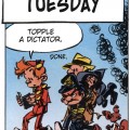 From 'A Week with Spirou & Fantasio' (ill. Tome & Janry; (c) Dupuis; SR scanlation)