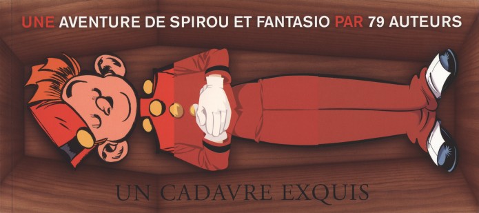 'Une Cadavre Exquis' cover (ill. Yoann, de Pins, unknown; (c) Dupuis)