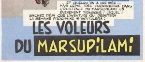 From 'The Marsupilami Thieves' teaser p.2, from JdS #728 (ill. Franquin; (c) Dupuis and the artist)