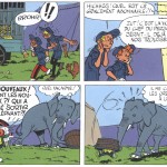 From Spirou #5 'Les voleurs du Marsupilami' (ill. Franquin; (c) Dupuis and the artist)