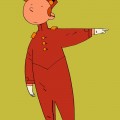 Spirou! (ill. Menno Wittebrood; (c) Dupuis and the artist; from romporama.blogspot.com)