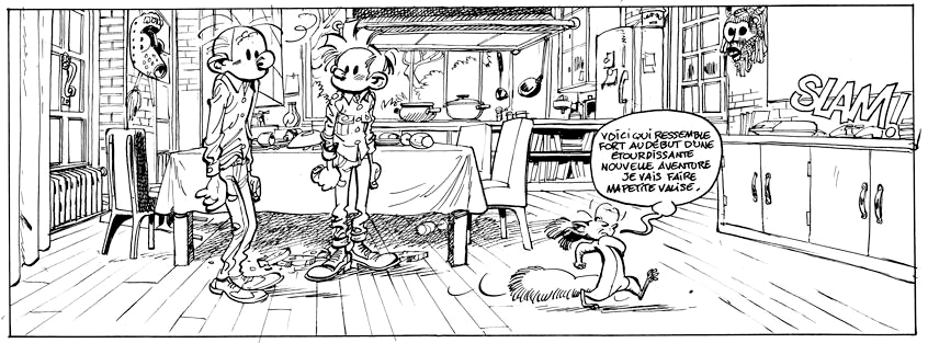 From Spirou #54 (ill. Yoann & Vehlmann; (c) Dupuis and the artists; image from inedispirou.com)