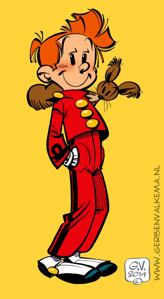 Spirou and Spip (ill. Gerben Valkema; (c) Dupuis and the artist)