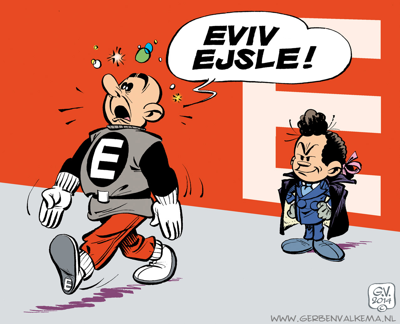 'Eviv Ejsle!' (ill. Gerben Valkema; (c) Dupuis and the artist)
