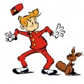Spirou and Spip (ill. Grégoire Berquin; (c) Dupuis and the artist; image from http://grug.over-blog.com)