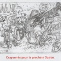Sketch for Spirou #54, from JdS #3979 (ill. Yoann & Vehlmann; (c) Dupuis and the artists)