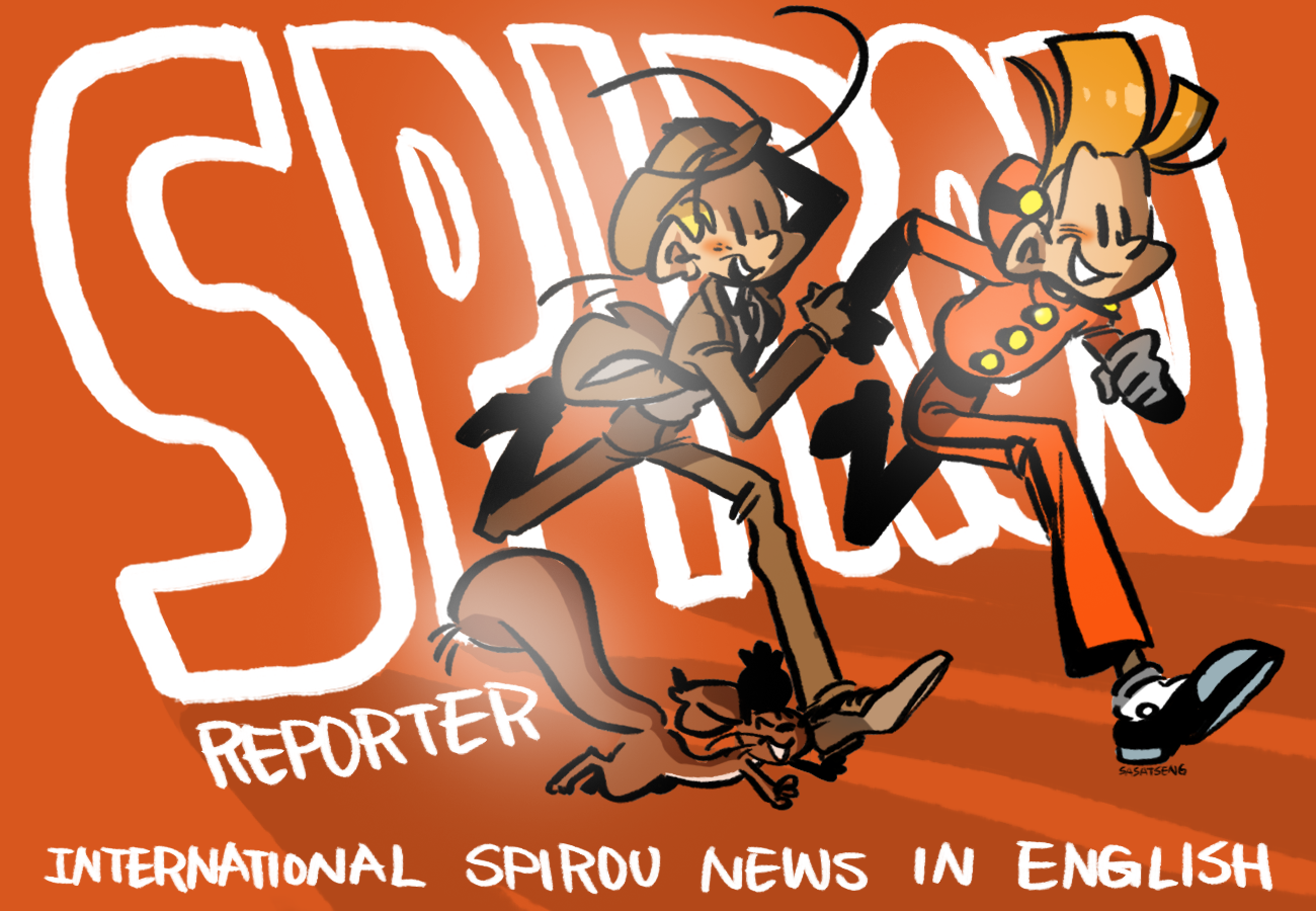 Spirou Reporter 'About' picture (ill. Sasa Tseng; (c) Dupuis, Spirou Reporter and the artist)