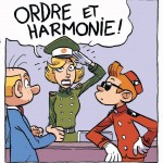 Excerpt from 'La grosse tête' (ill. Téhem, Makyo, Toldac; (c) Dupuis and the creators; picture from InediSpirou)