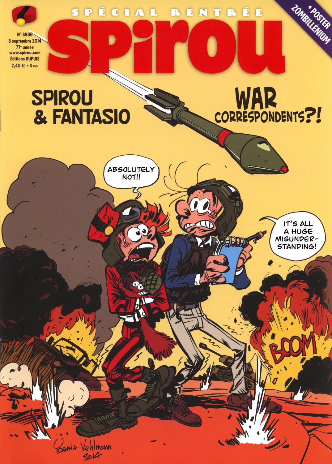 Spirou Reporter | Sneak Peek: Spirou in the war zone