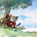 Spirou and Marsupilami, homage to Franquin (ill. Yoann; (c) Dupuis and the artist; image from bdzoom)