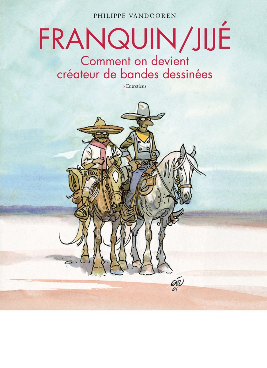 'Franquin/Jijé: Comment on devient créateur de bandes dessinées' cover (ill. Gir (Jean Giraud); (c) Dupuis and the artist)