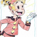 Spirou and Spip fanart (ill. Steve Rude; (c) Dupuis and the artist; image from tumblr.com)
