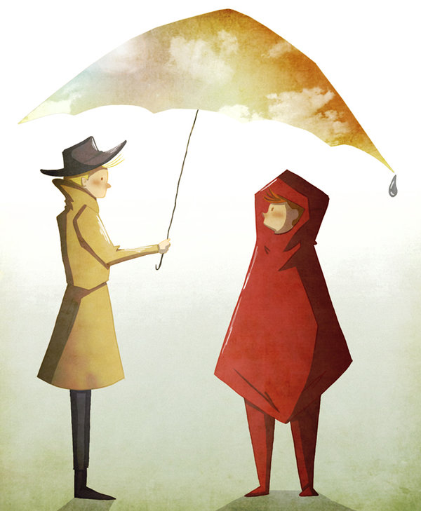'Spirou et Fantasio: Hey Little Red Riding Hood' (ill. MariChan27; (c) Dupuis and the artist; image from deviantart.com)