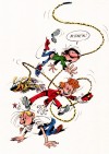 Gaston, Spirou, Marsupilami and Fantasio (ill. Tarrin; (c) the artist; Spirou, Gaston and Marsupilami (c) Dupuis; image from tumblr.com)