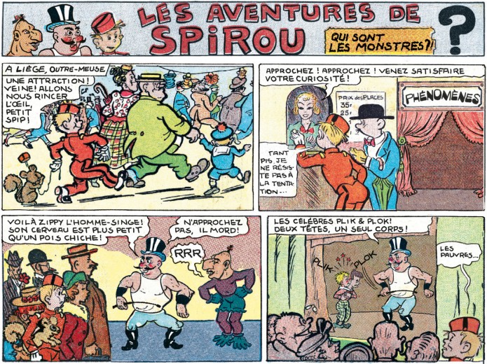 'Spirou et les monstres' 1a (ill. Neidhardt & Rob-Vel; (c) Dupuis and the artists)