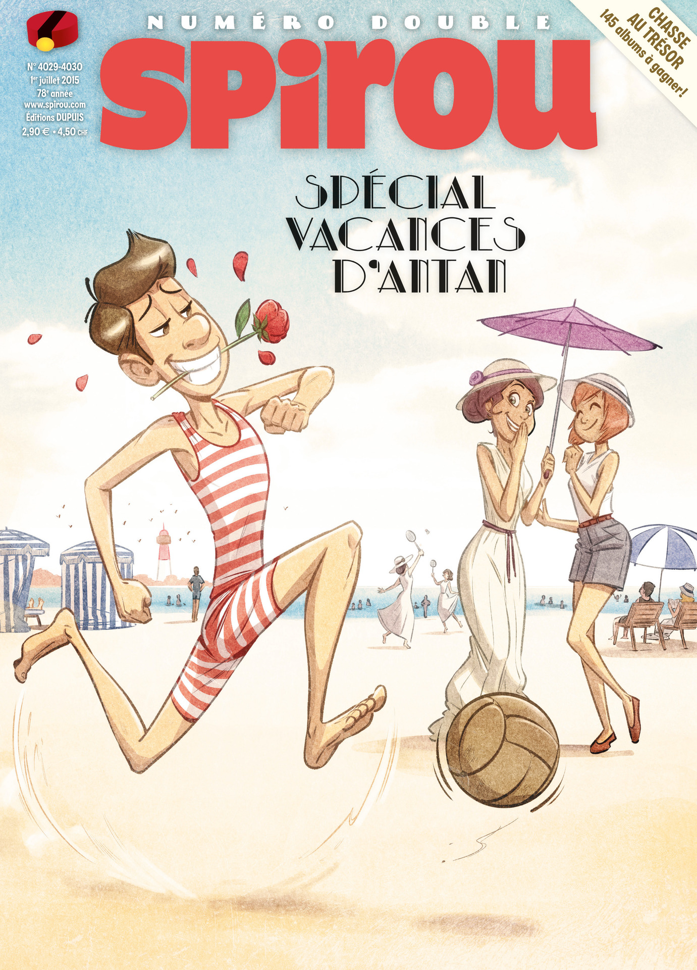 Spirou goes on vacation