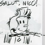 Dedication sketch for Nico (ill. unknown, falsely signed 