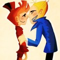 Spirou and Fantasio, silly doodle (ill. MariChan27; (c) the artist; Spirou (c) Dupuis; image from deviantart.com)