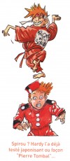 Earlier Spirou sketches for 'Soumaya' (ill. Marc Hardy; (c) Dupuis and the artist; image from JdS #4049)