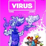 Spirou & Fantasio 33 'Virus' EN (ill. Tome & Janry; Copyright (c) 2015-2016 by Cinebook, Dupuis and the artists; image from amazon.co.uk)
