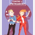 "Spirouette & Fantasia Against the Patriarchy" ('Spirouette et Fantasia contre le patriarchat'; ill. Laurier Richard; Copyright (c) 2014 by the artist; Spirou (c) Dupuis; image from hero-ine-s.tumblr.com)