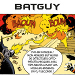 Panel from 'Batguy', JdS #4068 (ill. Yoann & Vehlmann; Copyright (c) 2016 Dupuis and the artists; image from izneo.com)