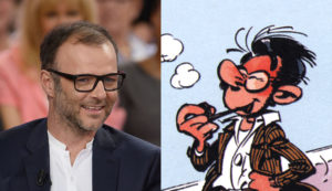 Pierre-François Martin-Laval as Prunelle in 'Gaston Lagaffe' film (ill. Franquin, photo from purepeople.com)