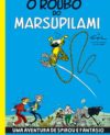 "O roubo de Marsupilami" cover PT-BR (Spirou & Fantasio #5 'Les Voleurs du Marsupilami'; ill. Franquin; Copyright (c) 2016 SESI-SP, Dupuis and the artist; image from sesispeditora.com.br)