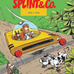 Splint & Co. 'Nic & Cauvin 1980–1983' cover DK (Spirou intégrale vol. 12; ill. Nic & Cauvin; Copyright (c) 2017 Forlaget Zoom, Dupuis and the artists; image from saxo.dk)