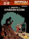 "Der Meiser de schwartzen Hostien" cover DE (Spirou de... #11 'Le Maître des hosties noires'; ill. Schwartz & Yann; Copyright (c) 2017 Carlsen, Dupuis and the artists; image from carlsen.de)
